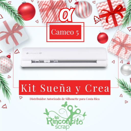 03 Silhouette Cameo 5 ALPHA 12in Blanca - Kit Sueña & Crea -