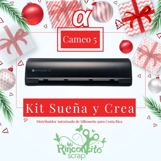 03 Silhouette Cameo 5 ALPHA 12in Negra - Kit Sueña & Crea -