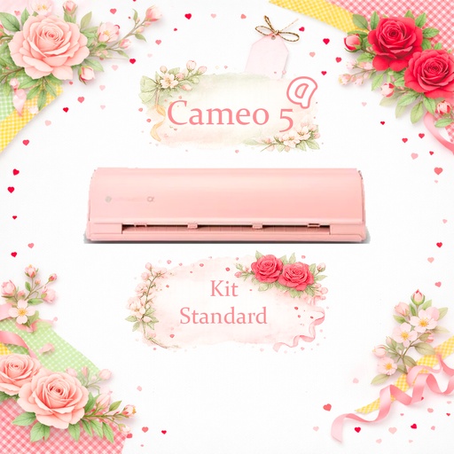 02 Silhouette Cameo 5 ALPHA - 12in - Kit Standard Rosa
