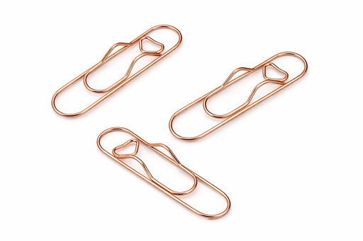 [3246] Clips Oro Rosa