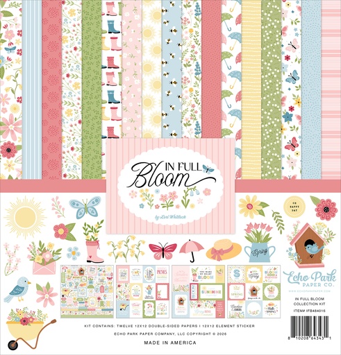 [IFB484016] In Full Bloom - Echo Park - Papeles Premium de Coleccion 12x12