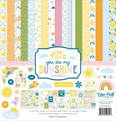 [YMS482016] You Are My Sunshime - Echo Park - Papeles Premium de Coleccion 12x12in