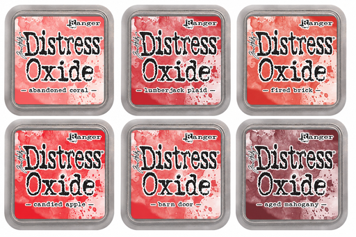 Tintas Distress Oxide Tonos Rojos