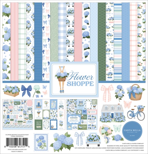 [CBFS505016] Flower Shoppe - Echo Park - Papeles de Colección Premium 12x12 Pulgadas