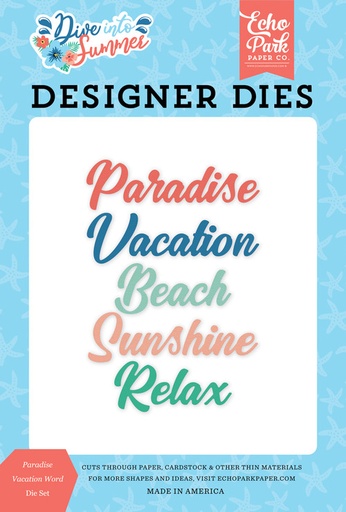 [DIS210042] Troqueles - Frases Dive into Summer