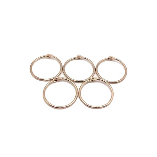 [WR-096-D] Argollas de Metal Dorada