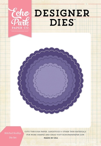 [EPPDIE605] Troqueles - Círculos Scallop Bordado