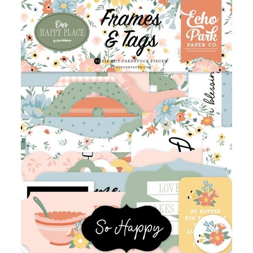 [OHP399025] Our Happy Place - Efémeras Tags y Marcos
