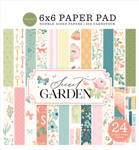 [CBGD421023] Secret Garden - Echo Park - Papeles Premium 6x6 Pulgadas