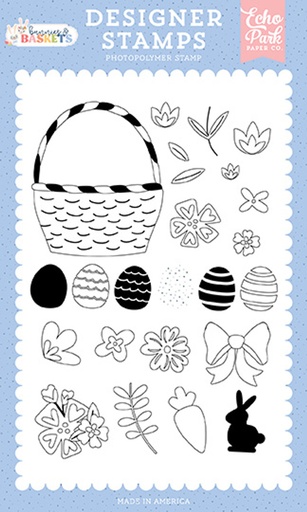 [BUB412047] Bunnies and Baskets - Echo Park - Sellos