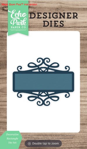 [EPPDIE874] Troqueles - Rectángulo Decorativo