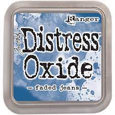 [TDO 55945] Distress Oxide Faded Jeans