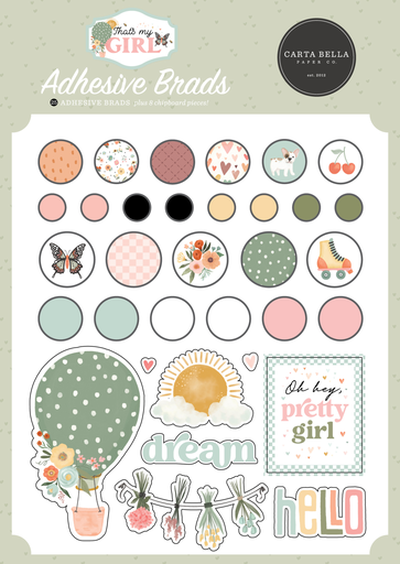 [CBG418020] That's My Girl - Echo Park - Brads Adesivos