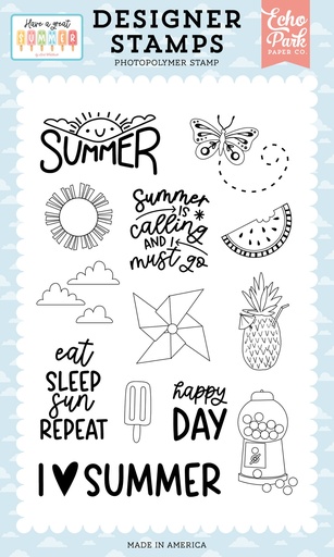 [HAGS424047] Have A Great Summer - Echo Park - Summer Is Calling Stamp