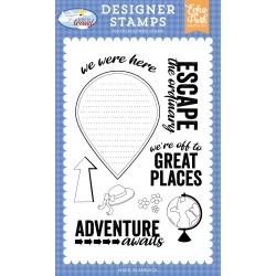 [BTT425044] Born to Travel - Echo Park - Stamp Set