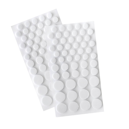 [340272] Sticky Thumb Puntos Adhesivos con Relieve Blanco