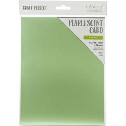 [569577] Craft Perfect Cartulina Perlada Menta Fresca 8.5 x 11 in