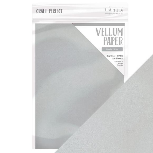 [688180] Papel Pergamino Perlado Blanco 8.5"X11"