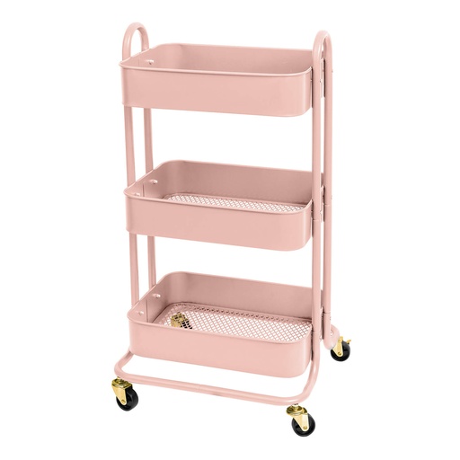 [661304] A la Cart Carrito Organizador Rosado