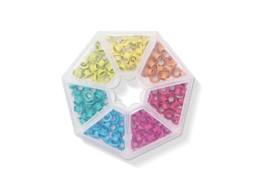 [660384] Crop A Dile Ojales Coloridos en Estuche