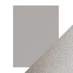 [688133] Craft perfect Cartulina Perlada Plateada 8.5 x 11 in.